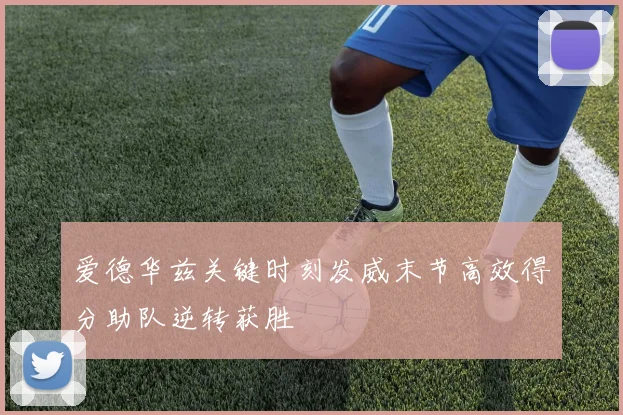 爱德华兹关键时刻发威末节高效得分助队逆转获胜